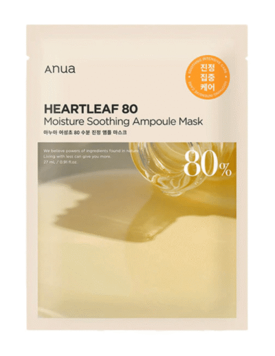 Heartleaf 80 Moisture Soothing Ampoule Mask - 1