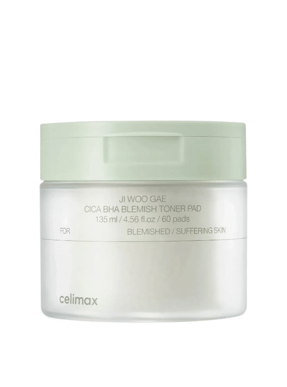 Ji Woo Gae Cica BHA Blemish Toner Pad (60 pads) - 1