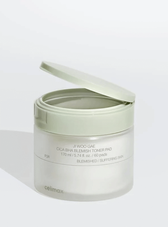 Ji Woo Gae Cica BHA Blemish Toner Pad (60 pads) - 2