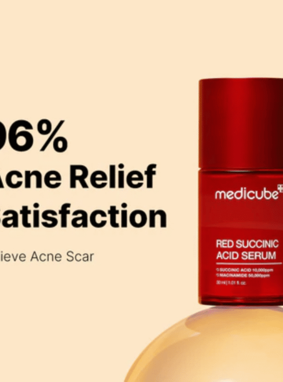 Red Succinic Acid Clarifying Serum 30ml - 3