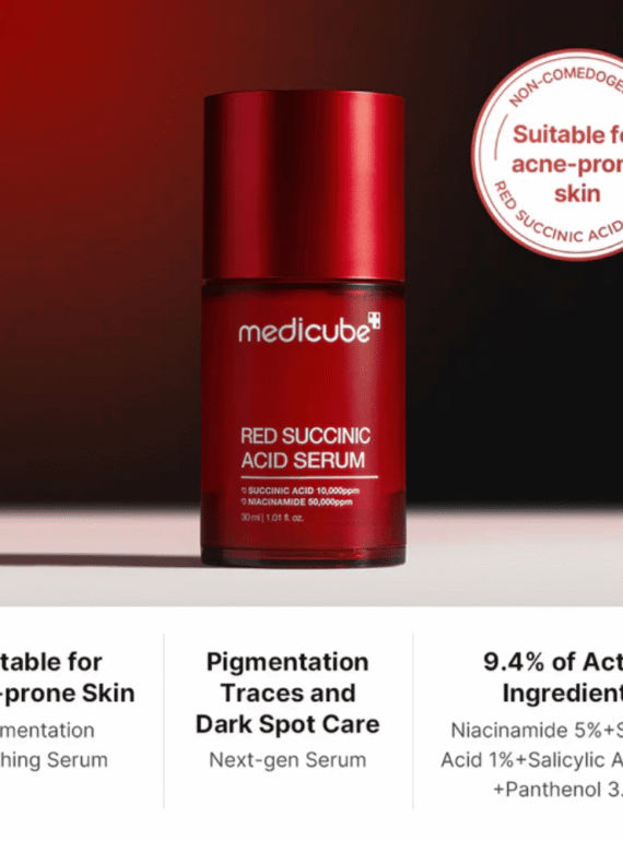 Red Succinic Acid Clarifying Serum 30ml - 4